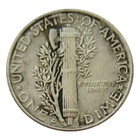 1916 D Mercury Dime Low Production In The First Year As Shown In The Figure