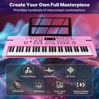61 Key Music Electronic Keyboard Electric Digital Piano Organ Pink Best Gift