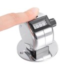 Round Base Hand Tally Counter 4 Digit Tally Counter Mechanic Palm Click Counter