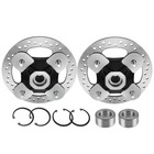2 Front rear Wheel Hubs Rotor Bearing Studs For Polaris Rzr Xp 4 1000 2014-2023