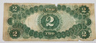 1917  2 Legal Tender Two Dollar Red Seal Large Size Small Tears See Pics  t286