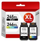 Pg-245xl Cl-246xl Ink Cartridge For Canon 245xl 246 Mg2420 Mg2520 Mg2525 Printer