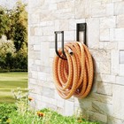 Garden Hose Holder Wall Mount - Metal Water Hose Hanger For Outside  Durable Hos