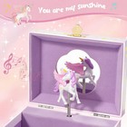 Procase Unicorn Jewelry Box For Girls  Kids Musical  box Only 