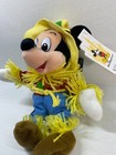 Disney Mickey Halloween Scarecrow Plush Bean Bag Beanies