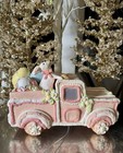 Light Up Pastel Bunny Rabbit Easter Eggs Clay Dough Gingerbread Farmhouse Truck