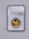 1993 Singapore 50 Singold Gold Coin     Rooster Ngc Pf66 Ultra Cameo
