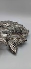 Vintage Gorham Silver Plate Rose Bouquet Trivet Ornate Floral Hot Plate Footed