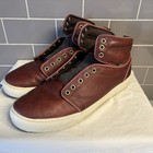 Size 10 5 Men   s Vans Alomar Leather Henna Worn - Good Condition No Box