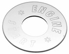 Gg Switch Plate For Peterbilt Engine Start Button Stainless Steel  68496