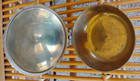 Mid 20th Century Solid Heavy Brass With Floral Design Engraved  It Is A Perfect