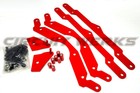 Polaris Rzr 800 Adjustable 3  Lift Kit Sway Bar Quick Disconnect For 07-14 Red