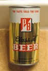 Pb Class A Beer  Flat Top Beer Can  Horlacher  Allentown  Pa
