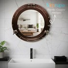 Handmade Solid Aluminum Porthole Mirror   Nautical Porthole Coastal Wall Decor