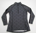 Womens Small Peter Millar Crown 1 4 Zip Pullover Golf Black Herringbone Upf 50 
