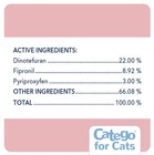 For Cats Flea And Tick Treatment   Prevention  over 1 5 Lbs  3-month Supply
