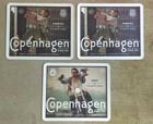 Copenhagen Snuff Bar Counter Mat Tobacco Signs Adhesive 17  X 14 5  - Lot Of 3