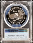 2022-w  100 Platinum Eagle Freedom Of Speech Pcgs Pr 70 Dcam First Strike W ogp