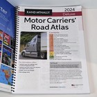 Rand Mcnally 2024 Deluxe Motor Carriers  Road Atlas  United States Canada Mexico