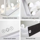 Fenchilin Hollywood Mirror With Light Large Lighted Smart Touch Control 3colors