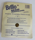 Vintage 1994 Brillo Scrubbers Brass Scour Pads 2 Pack New Old Stock