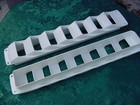  Sea Ray Donzi Bilge Blower Exhaust Vent Louver Boat 17   X 3-1 8   New    White