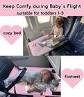 Portable Toddler Airplane Seat Plane Bed Baby Travel Essentials For 1-3 Years