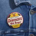 Schoen s Old Lager Wausau Brewing Co Wisconsin Beer Breweriana Pinback Button