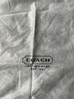 Coach Leatherware Dust Bag Purse Handbag Cover Drawstring 19x15  White