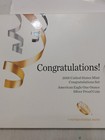 2018 W  Proof Silver Eagle   Us Mint Congratulations Set
