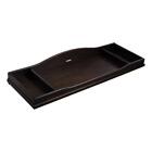 Baby Cache Glendale Traditional Wood Changing Station In Charcoal Brown