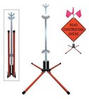 Dicke Stf18-rgb Sign Stand steel 84 In Maximum Mast H 23j511