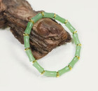 Lucky Chinese Bamboo Knot Bracelet Jade Green Crystal Wealth Prosperity Abundanc