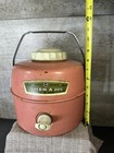 Vintage Pink Knapp Monarch Therm-a-jug 1 Gallon Metal Picnic Cooler Retro Mcm 