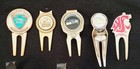 Vintage Golf Bag Tag Collection And Divot Tools  Az  Ga  Sc And Wa