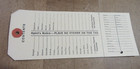 Vintage Nos Dominion Soudack Fur Auction Sales Shipping Tag Trapping N Dakota