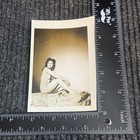 Vtg Pinup Photo Seductive  Girl  Risque B w Original Nude Girly Woman  101