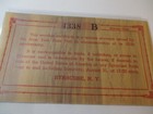1940 New York State Fair Wooden Nickel Flat Mint Rare Serial Number 4338