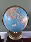 Vintage Cram s Earth Profile 12  World Globe George F  Cram Co  1-12 C77 Rare