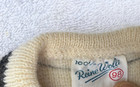 Vintage Germany Childs Sweater Nordic Design 100  Reine Wool Pullover Ski Rare 