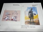 Star Wars Movie Props Concept Art The Force Awakens Production Art Used Print R1