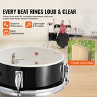 Adult Drum Set 5-piece 22 In Complete Full Size Drum Kit With Throne Stand