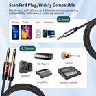 3 5mm Trs Stereo To Dual 1 4 Ts Male Y Splitter Cable Low Noise Audio Cord