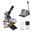 50mm 2inch Square Fridge Magnet Making Machine Kit   100 Sets Magnet Consumables