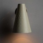Mid Century Modern Wall Sconce Light   Cone Brass Vintage Style Lamp