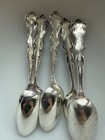 Set Of 5 Sterling Silver Antique Wallace Zodiac Spoons Teaspoons  Scrap Or Not