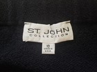 St John Knits Collection Skirt Sz 10 Black Knit Mini 