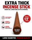 Super Jumbo Long Lasting 31 Inch Incense Sticks Scented Outdoor Pick Scent