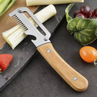 2026 New Paring Knife Ergonomic Wood Handle Knife Stainless Steel Vegetable Peel