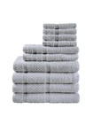 10 Piece Bath Towel Set - - 4 Bath Towels  2 Hand Towels  4 Washcloths   S
